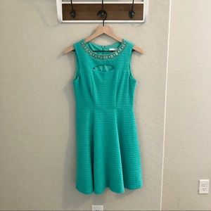 Studio One Seafoam Fit & Flare Dress - Size 4